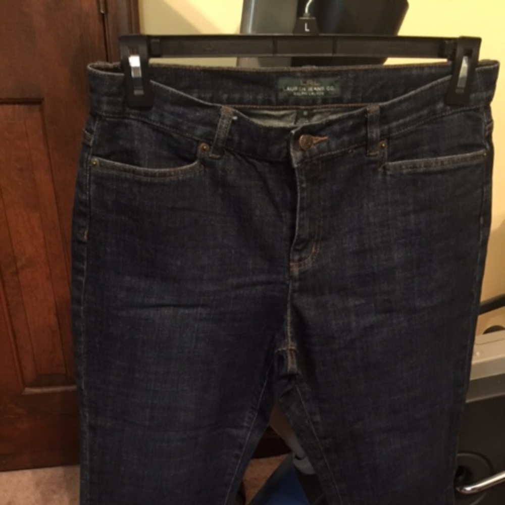 Ralph Lauren Women's Blue Jeans Capri Size 10